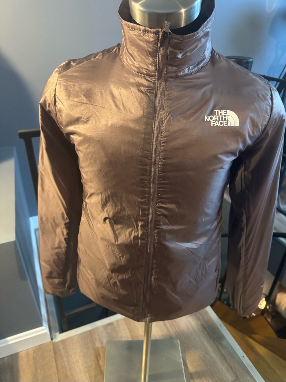 The North Face Women's Winter Warm Hybrid Jacket - Metallic Brown - Size M